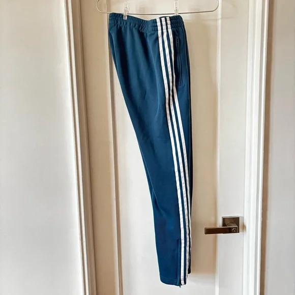 Adidas Originals Three Stripes Blue Track Pants - Picture 9 of 9